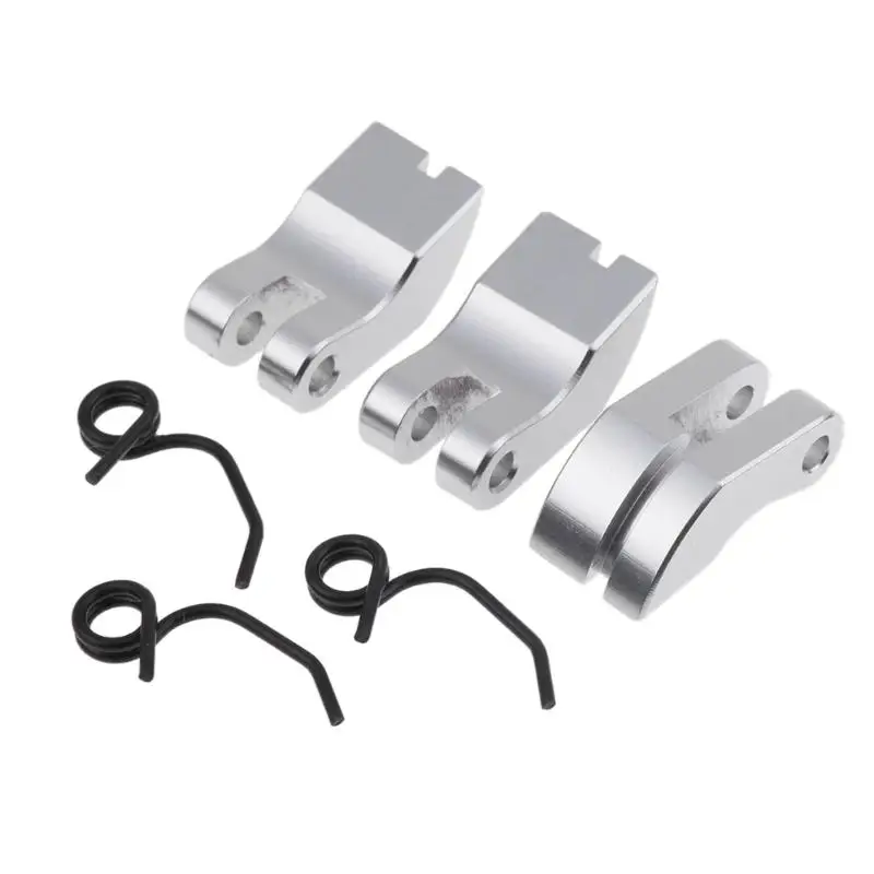 Aleación de aluminio Metal embrague zapatos con resorte motor de Gas Nitro piezas para 1/8 modelos RC coche camión fricción plac