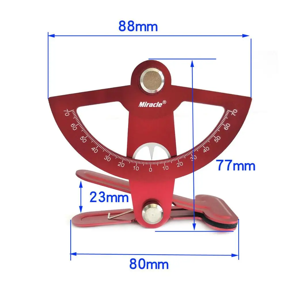 DIY Tool Miracle Anodized Aluminum Throw Meter For RC Model Plane