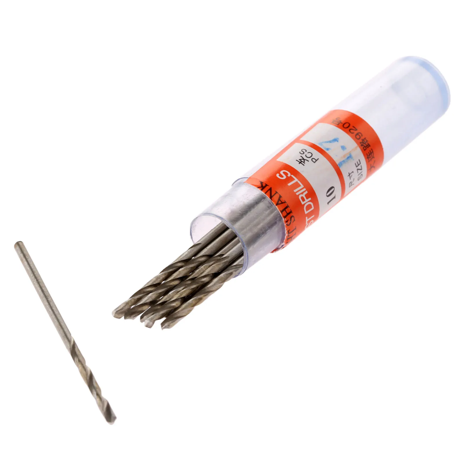 Brocas helicoidales HSS, herramientas eléctricas de carpintería, Micro vástago recto, perforación de madera de 0,5mm-3,5mm para madera y aluminio, 10 unidades