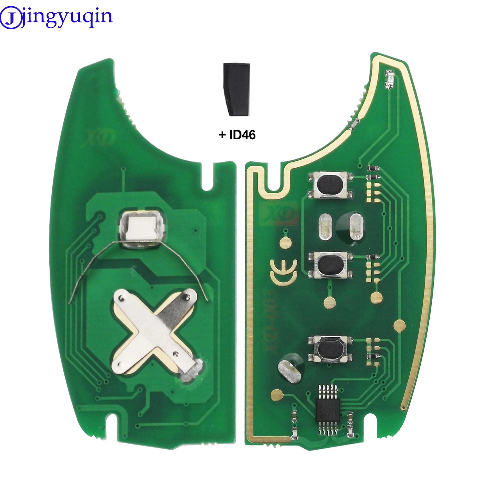 jingyuqin 3B 433Mhz With id46 Car Key Board Control For Hyundai Solaris Accent Tucson l10 l20 l30 Kia Rio Ceed