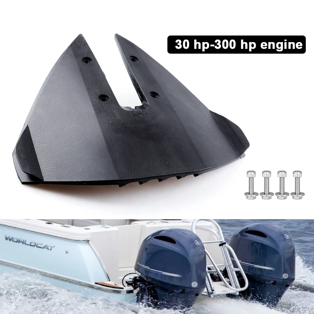 

1 Pcs Boat Hydrofoil Stabilizer For Outboards & Stern Drives 30-300 HP Engine Boat Accessories Marine