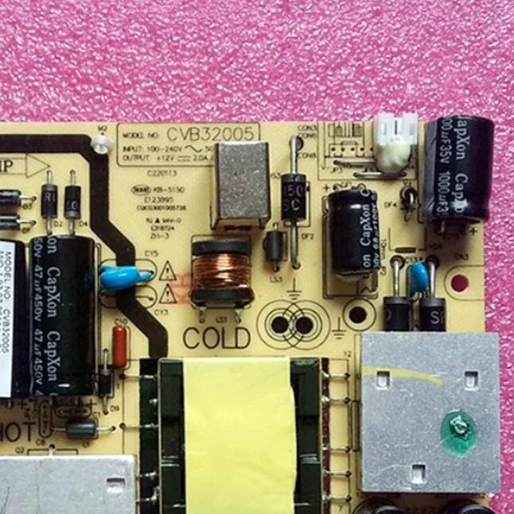 Bom teste fonte de cartão placa alimentação única tv cvb32005 para g32227fled G32227DVB-LED