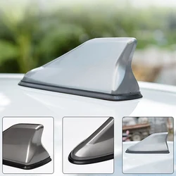 Universal Car Top Shark Fin Streamlined Styling Radio Antennas AM/FM Cable Aerials Signal Enhance Replacement Decoration Parts