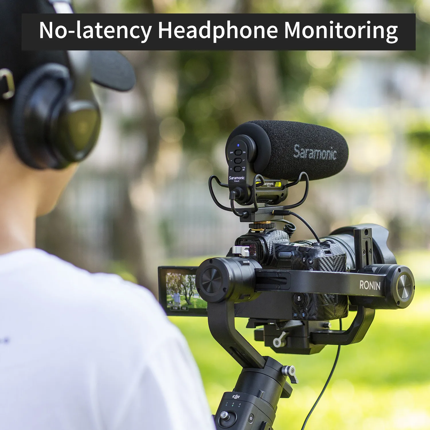 Saramonic Vmic5 Super-Cardioide On-camera Shotgun Microfone para DSLR Mirrorless Câmeras de Vídeo Gravação Youtube Streaming Vlog