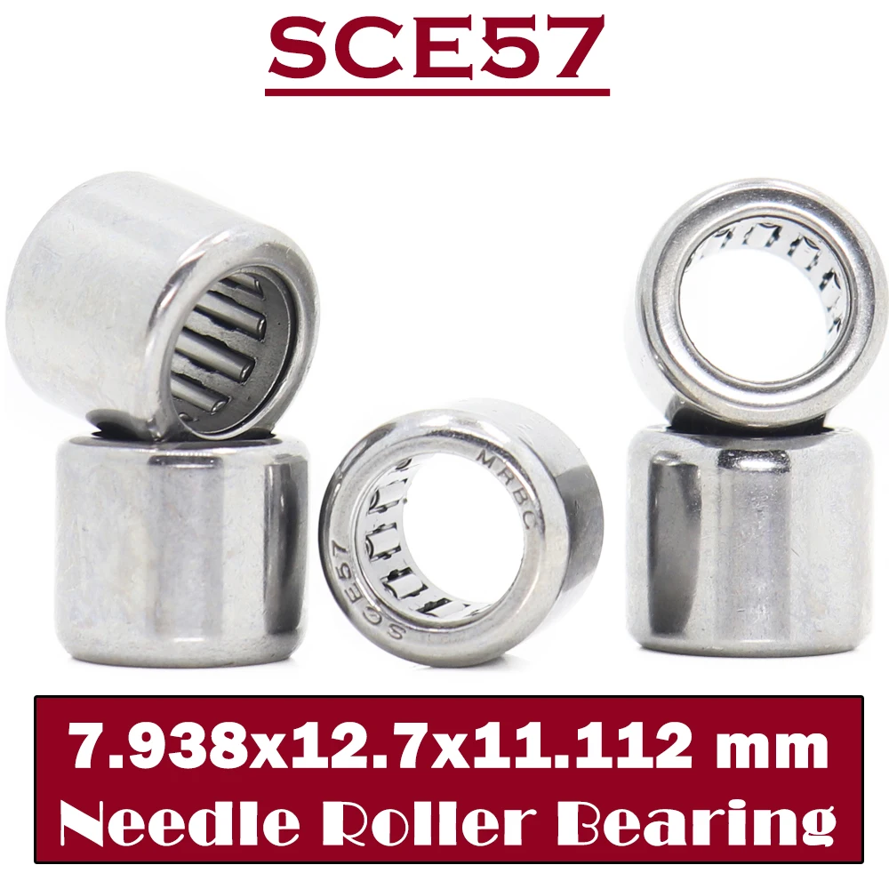 

SCE57 Bearing 7.938*12.7*11.112 mm ( 5 PCS ) Drawn Cup needle Roller Bearings B57 BA57Z SCE 57 Bearing