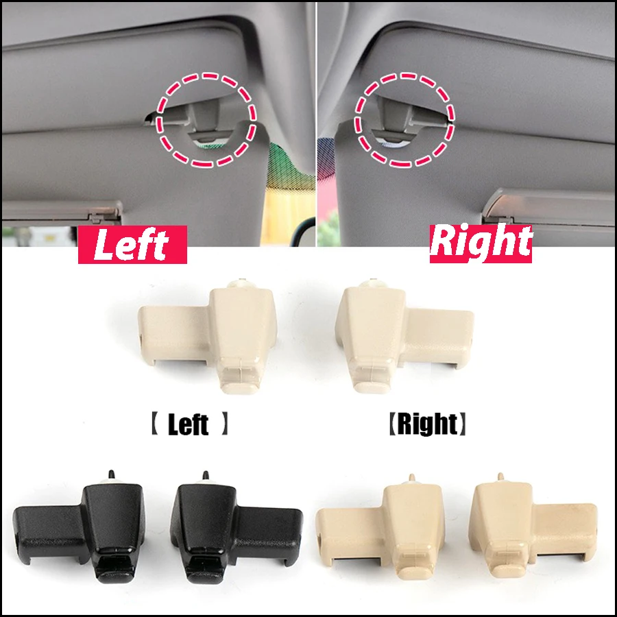 

Wooeight 1Pc Car Interior Sunvisor Sun Visor Clip Retainer For Range Rover L322 2002-2012 EGP000040PVA EGP000050NUG Replacement