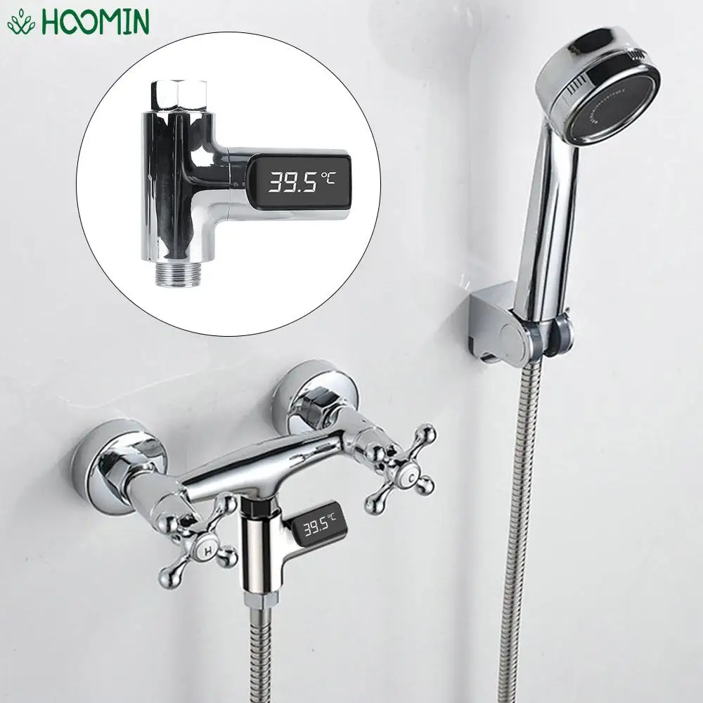 Bathing Temperature Meter LED Display Electricity Hot Tub Water Temperature Monitor Shower Faucets Water Thermometer Home