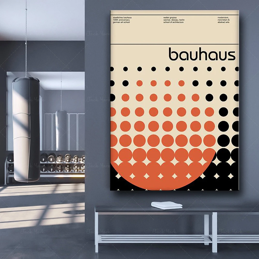 Bauhaus Art Exhibition poster, Bauhaus Exhibition print, Herbert Bayer poster, Bauhaus Print, Walter gropius, Bauhaus artMatisse