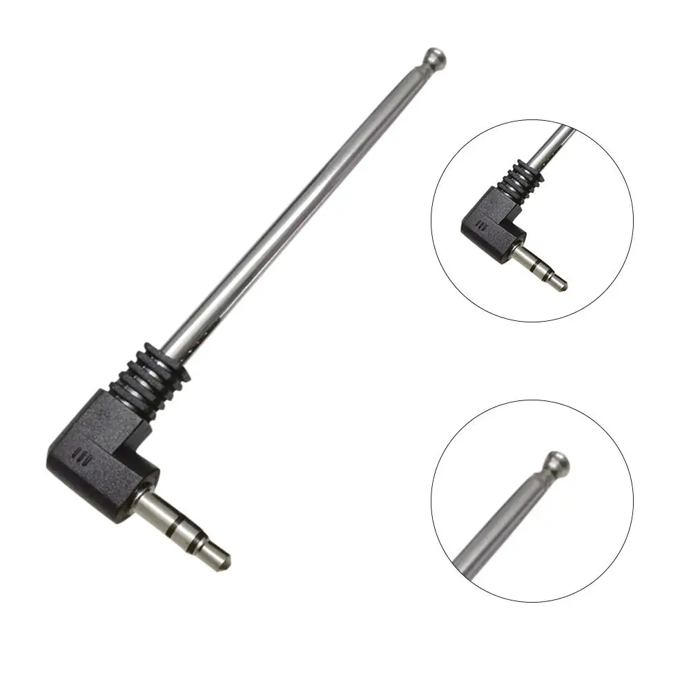 3,5mm FM Radio Empfänger Antenne Versenkbare Antenne Edelstahl Multi-Zweck Interface FM Radio Für Auto Handy