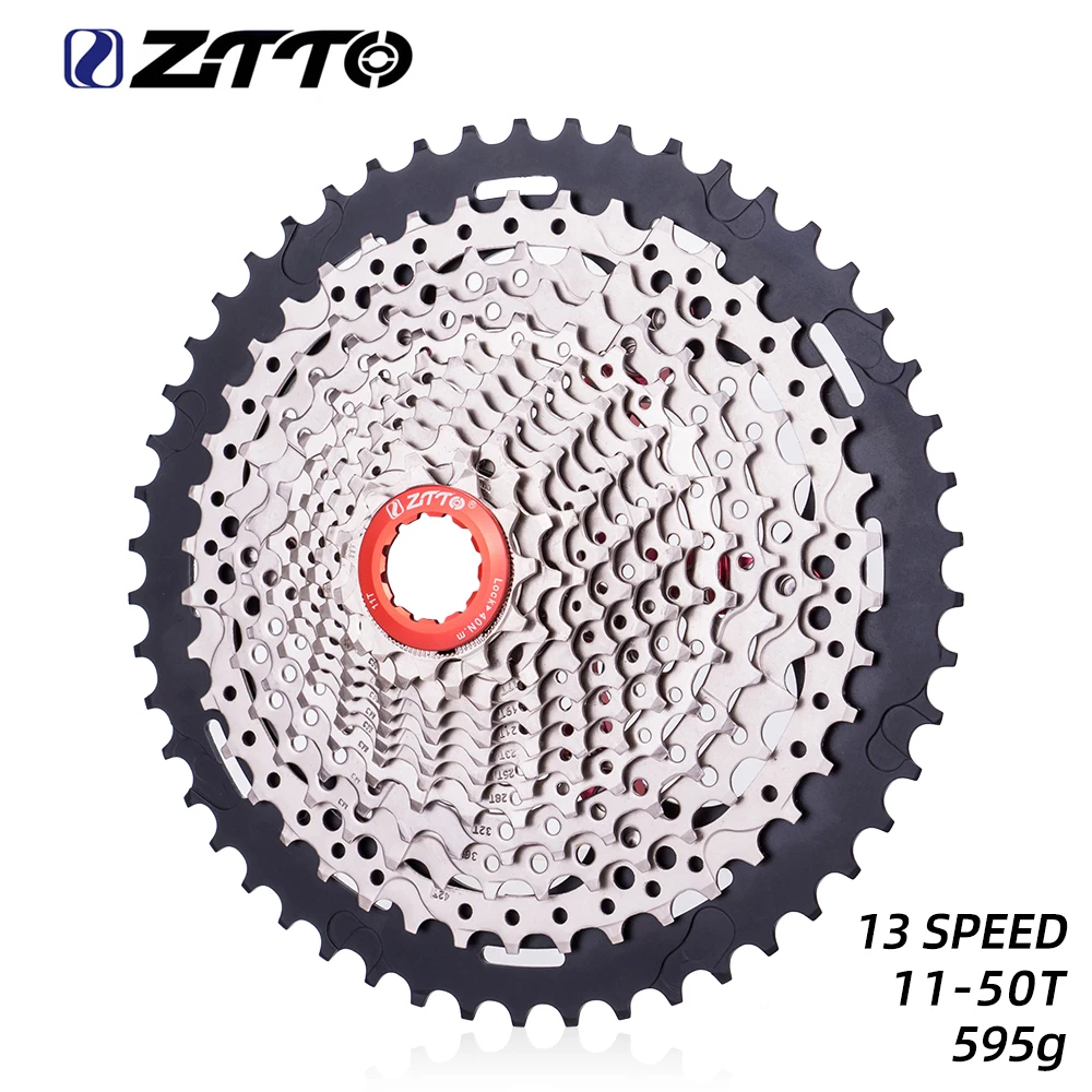 ZTTO 13 Speed 11-50T MTB Mountain Bike Cassette Wide Ratio 13V K7 Freewheel Sprocket For AXS HG Freehub Bicycle Cycling Parts