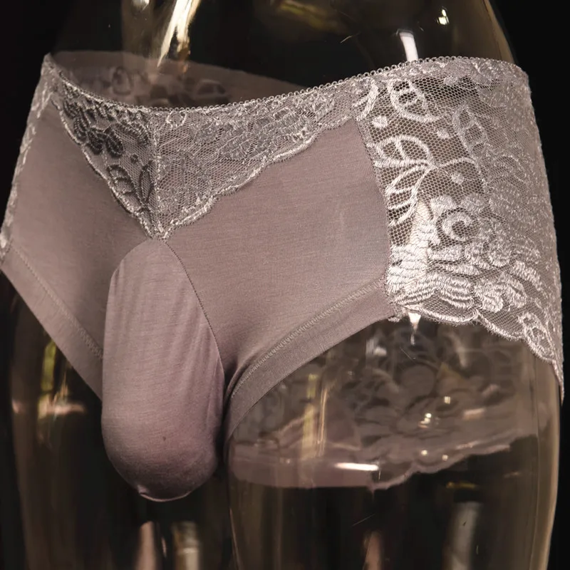مثير الرجال U محدب الحقيبة g-سلسلة الدانتيل شفاف انظر من خلال الديك الجوارب الحقيبة ملخصات مثير ثونغ T-الظهر لون الحلوى حجم كبير F12 #6