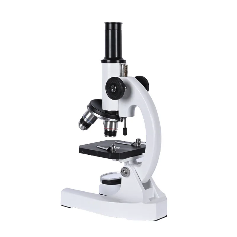 40X-2000X, Monocular Student Professional Biological Microscope + LED Light Cell Phone Holder Electronic Lens