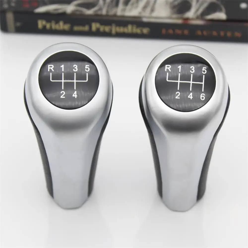 

For BMW X1 E84 2009 2010 2011 2012 2013 2014 2015 Car-styling 5 speed 6 Speed Gear Stick Shift Knob With Leather Cover