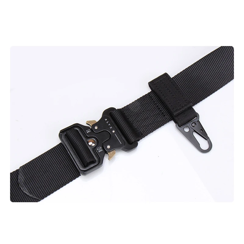 Outdoor Multi-functional Military Fan Key Chain Tactical Chain Mountaineering Kettle Chain Nylon Ribbon Buckle