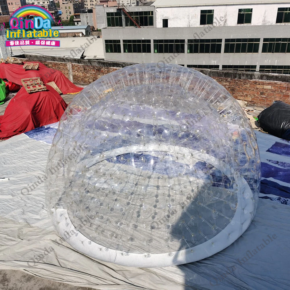 Starry Sky Clear Hotel Restaurant Cabin Inflatable Bubble Dome Tent For Farmhouse Dining