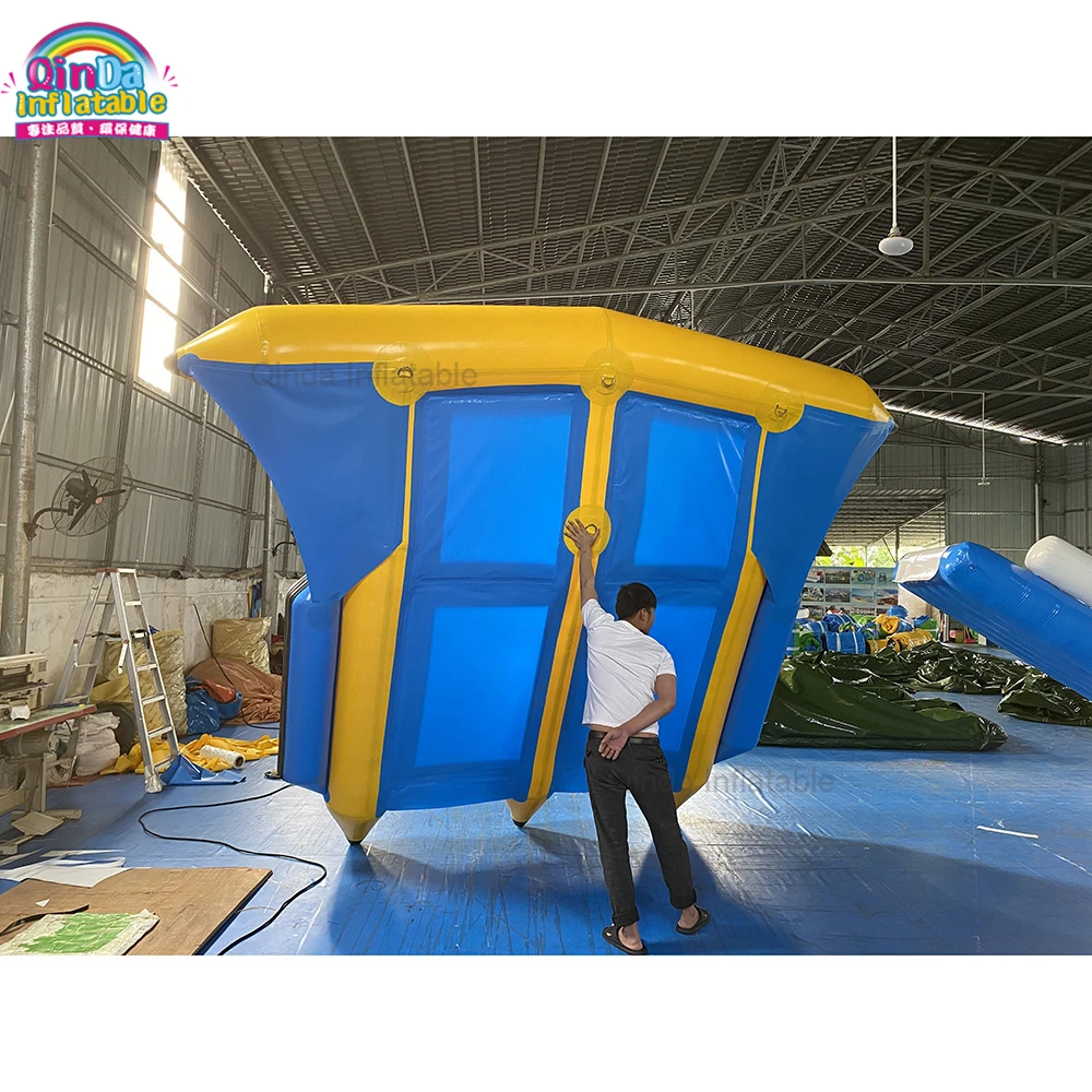 6 Riders Inflatable Water Ski Towable Inflatable Fly Fish Banana Boat For Sale