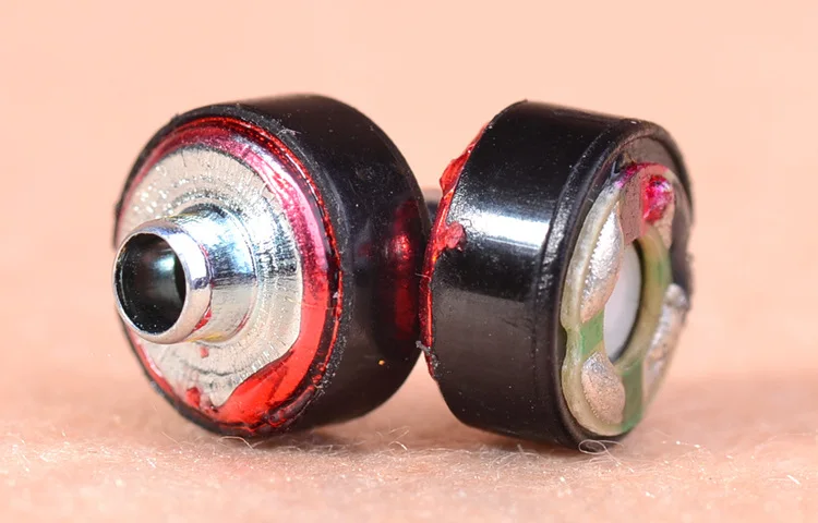GHXAMP 8mm Headphone Subwoofer Turbo HIFI Enthusiast Earphone Speaker Unit DIY Material Accessories 2pcs