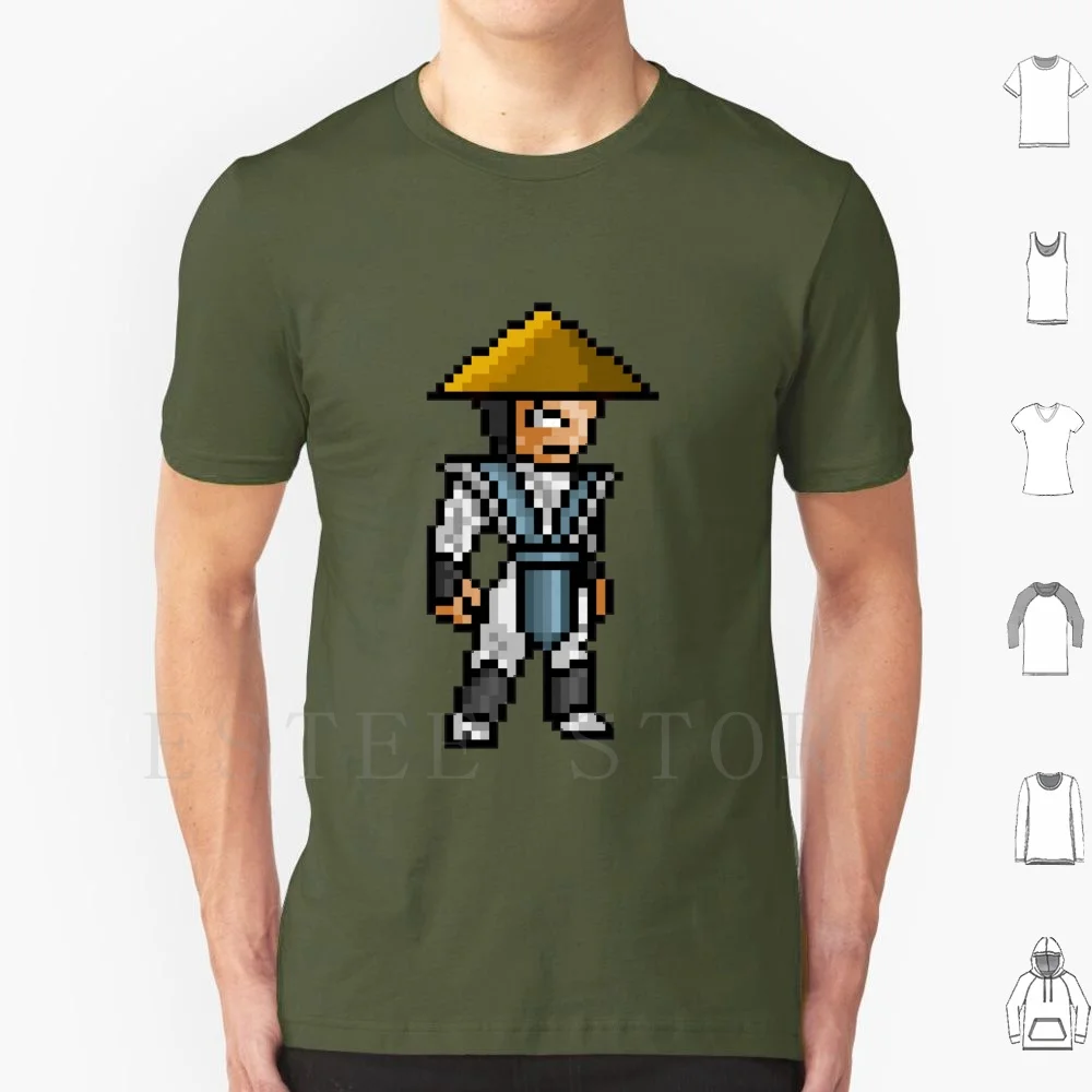 Raiden Sprite T Shirt DIY Big Size 100% Cotton Mortal Kombat Toasty Toast Fire Scorpion Fatality Brutatilty Gaming Retro Arcade