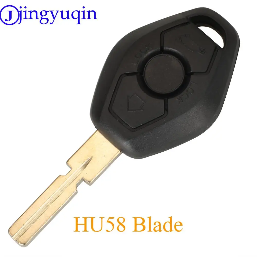 jingyuqin EWS Sytems Car Remote Key For BMW E38 E39 E46 X3 X5 Z3 Z4 1/3/5/7 Series 315/433MHz pcf7935/ID44 Chip Keyless Case