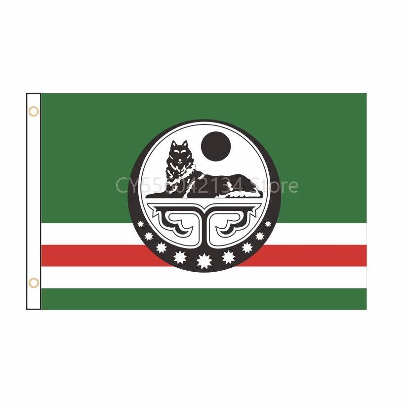 Chechen Republic Flag Chechnya Home Decoration Outdoor Decor Polyester Banners and Flags 90x150cm 120x180cm