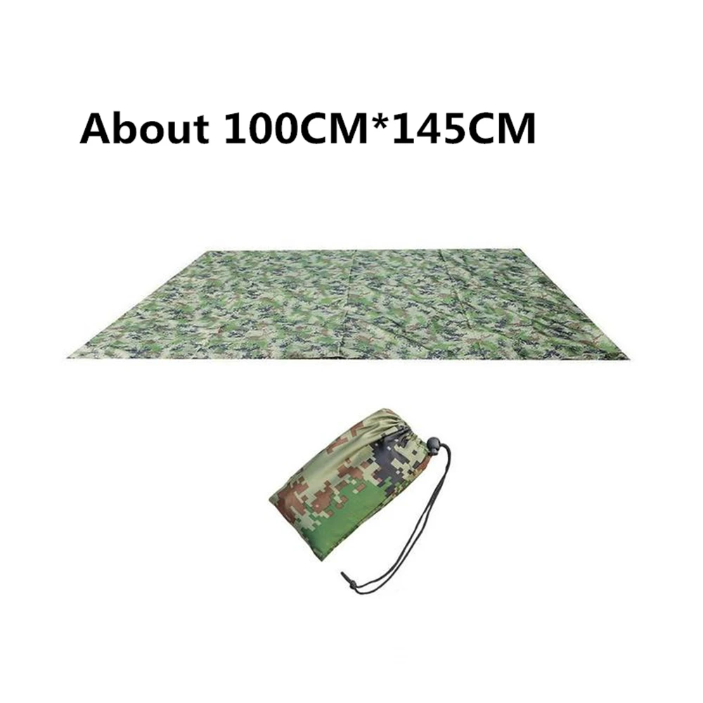 Foldable Outdoor Tarp Camping Survival Tent Mat Sun Shelter Multifunctional Waterproof Beach Awning Beach Rain Shelter