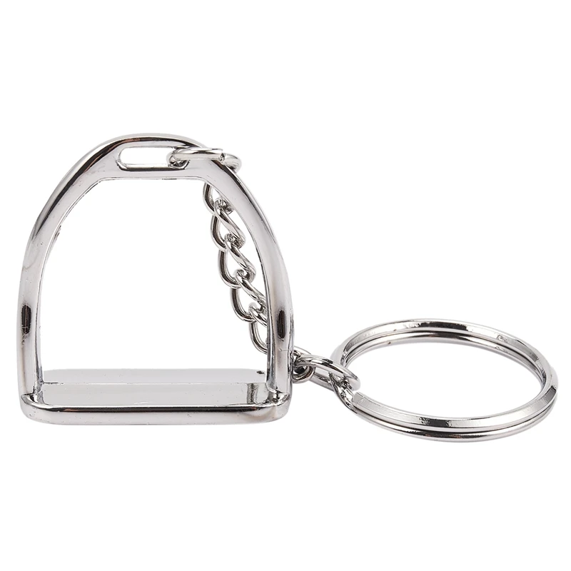 Simple Elegant Design Western Stirrup Keychain 1