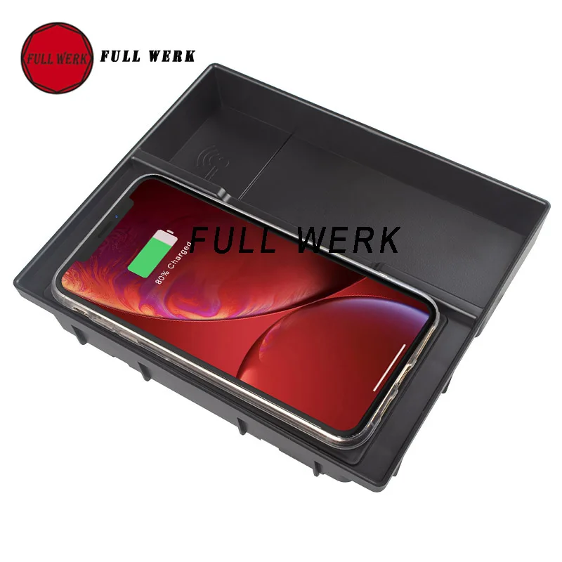 

1pc 10W Qi Car Phone Wireless Charger Fast Charging Plate Holder Mount Adapter for Audi A6 A7 18-19 Electronic Accessories