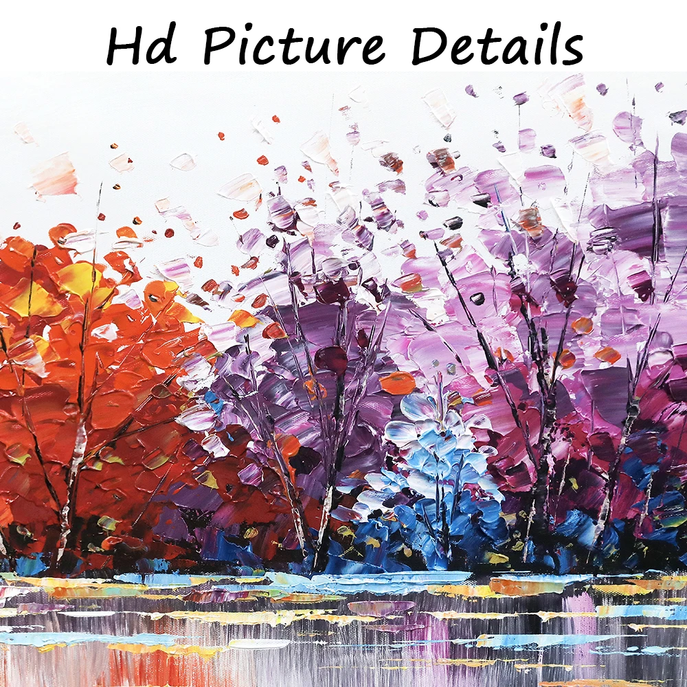 3 لوحات مجردة اللوحات الزيتية الملونة طباعة على قماش الملصقات والمطبوعات المشهد صور فنية للجدران ديكور جدران المنزل لا الإطار #5