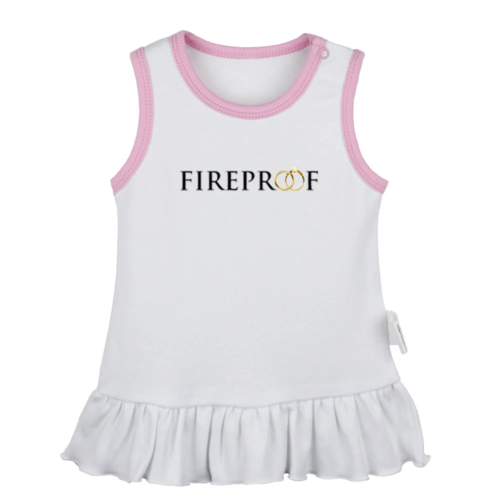 

Fireproof Halestorm Hard Rock Band Teen Wolf Design Newborn Baby Girls Dresses Toddler Sleeveless Dress Infant Cotton Clothes