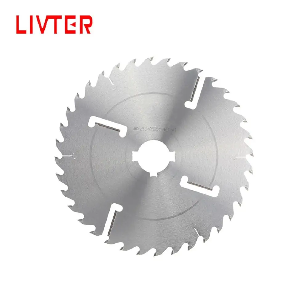 

2PCS Woodworking Thin Kerf Circular TCT Saw Blade with Rakers Multi Rip Saw Blade for Cutting Log Wood