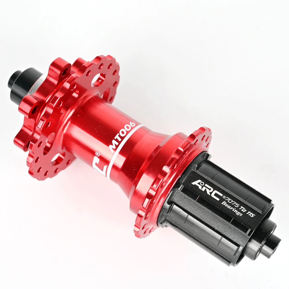 ARC MT006 MTB-Nabe 28H 32H 36H Kompatibel mit 8 9 10 11 Gang Kassetten 120 Klicks Präzisions-Steckachse 142x12mm Mountainbike-Nabe – Detail 6
