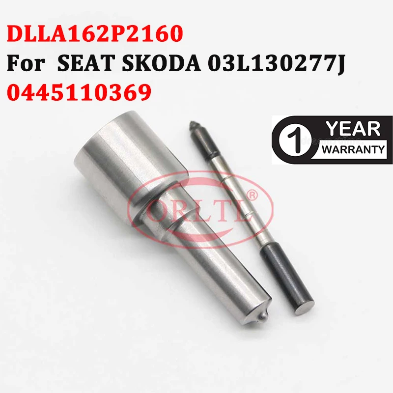 ORLTL Repair Kits For Injector 0445110646 0445110369 0445110647 with Nozzle DLLA162P2160 and Control Valve T528 T518 F00VC01502