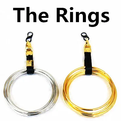 The Rings (Rings and DVD) By Raymond Iong Classic Magic Tricks Stage Magic Illusions Funny Close up Magic Beginner Magician