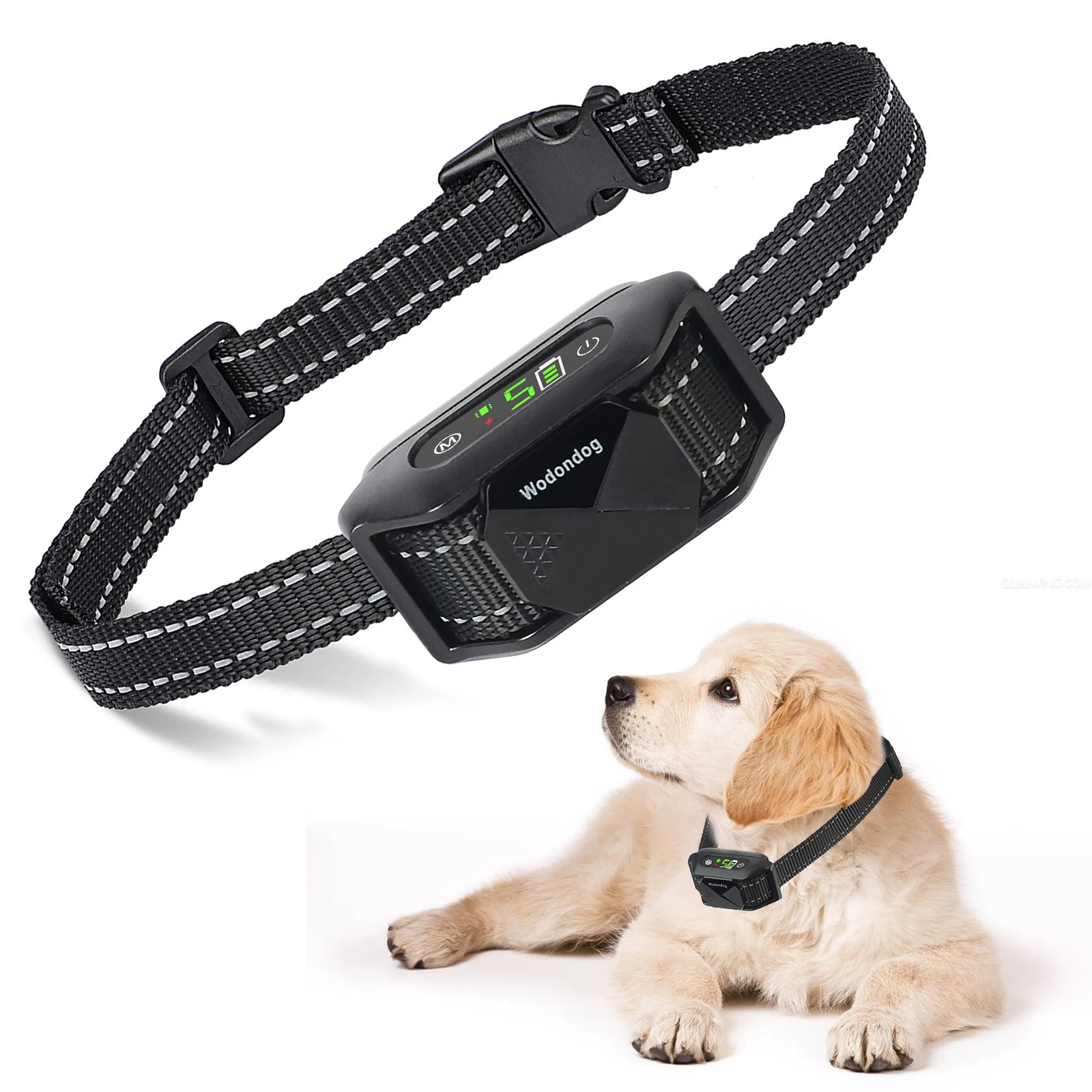 

Dog Anti Bark Training Collar No Bark Electric Shock Vibration Collar for small large Dogs Rechargeable No Harm Dog accessories