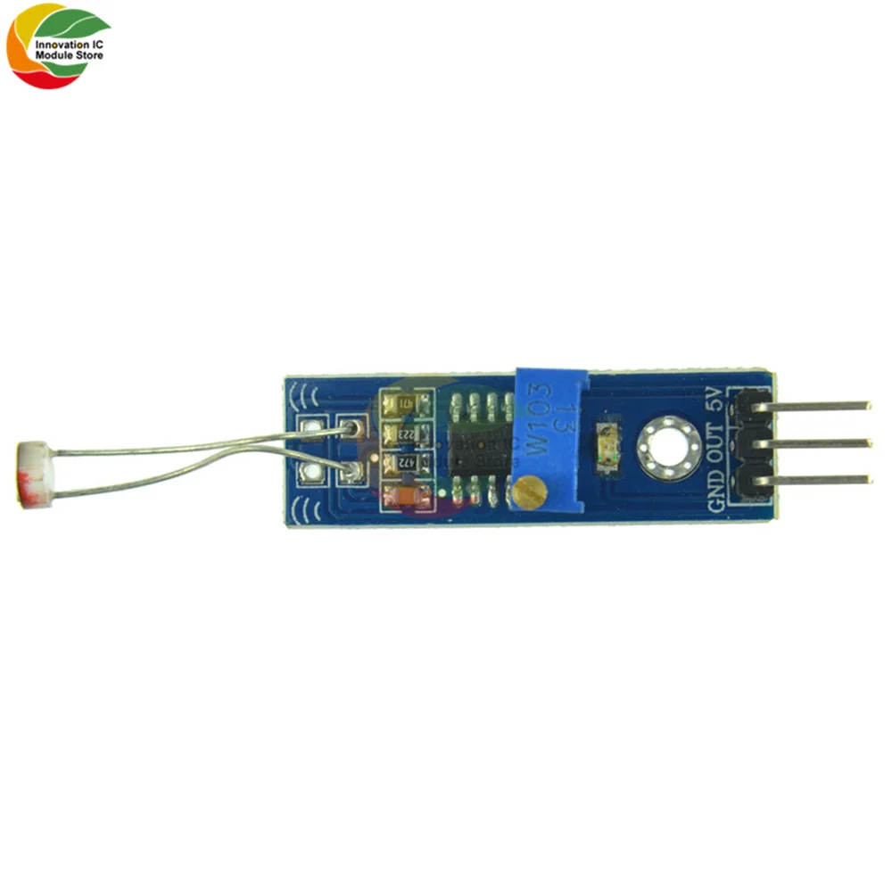 Photoresistance Detection Optical Photosensitive Light Sensor Board For Arduino LM393 DO Voltage Output PCB Module 3.3V 5V