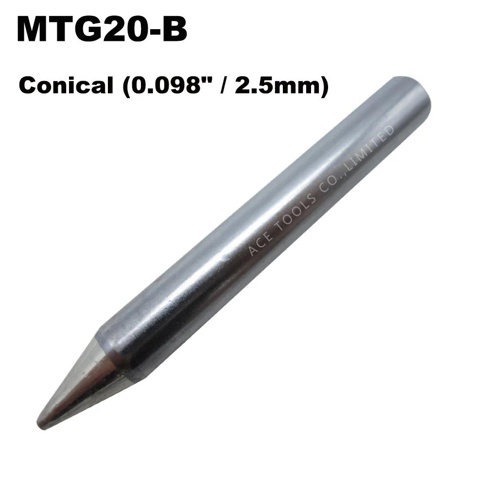 3ชิ้น MTG20เปลี่ยน Soldering เคล็ดลับ Fit WELLER WLC200 SPG80 SP80NUS SPG80L สถานีเหล็ก