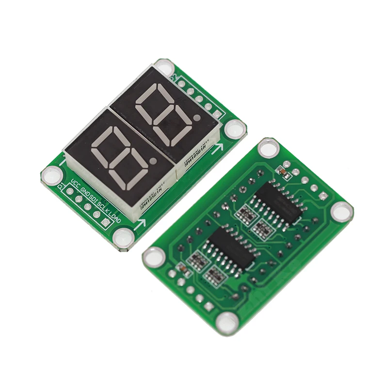 74Hc595 Driver Digital Display Module 0.5 Inch 2 Position Highlight Red / 0.4 Inch 4 Digits Led Anode Digital Tube for Arduno