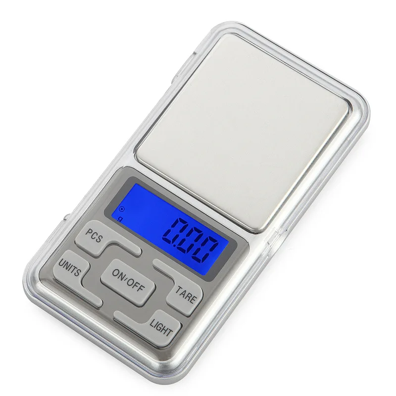 Mini báscula Digital para joyería, balanza eléctrica de alta precisión con retroiluminación, 100/200/300/500g, 0,01/0,1g