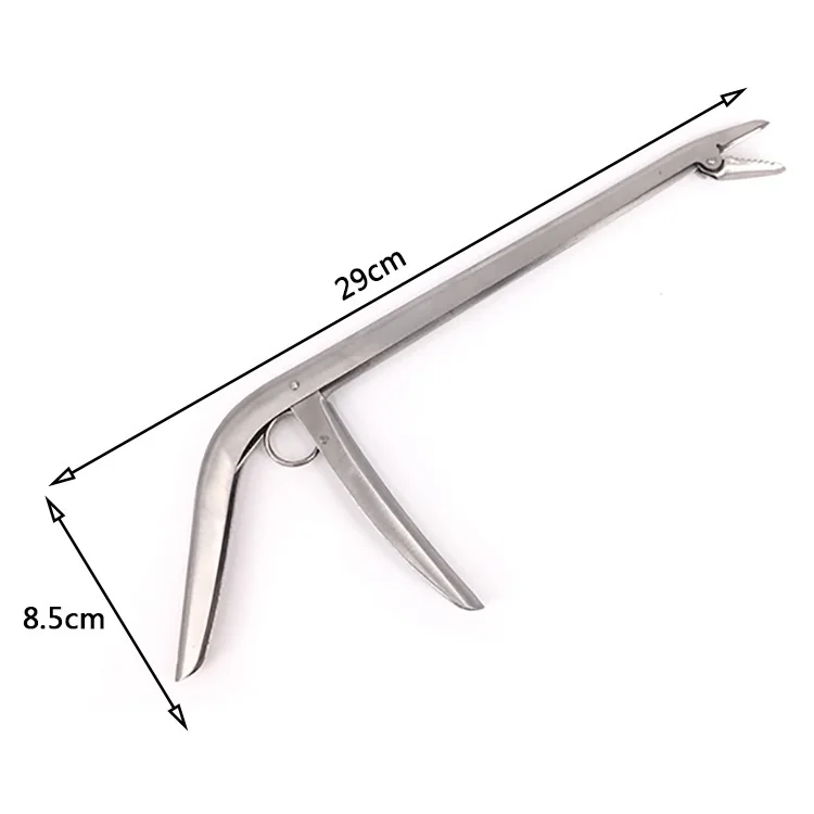 Stainless Steel Fishing Hook Remover Unhooking Device Fish Clamp Clip Catch Remover Plier Fishing Tool Decoupling Device