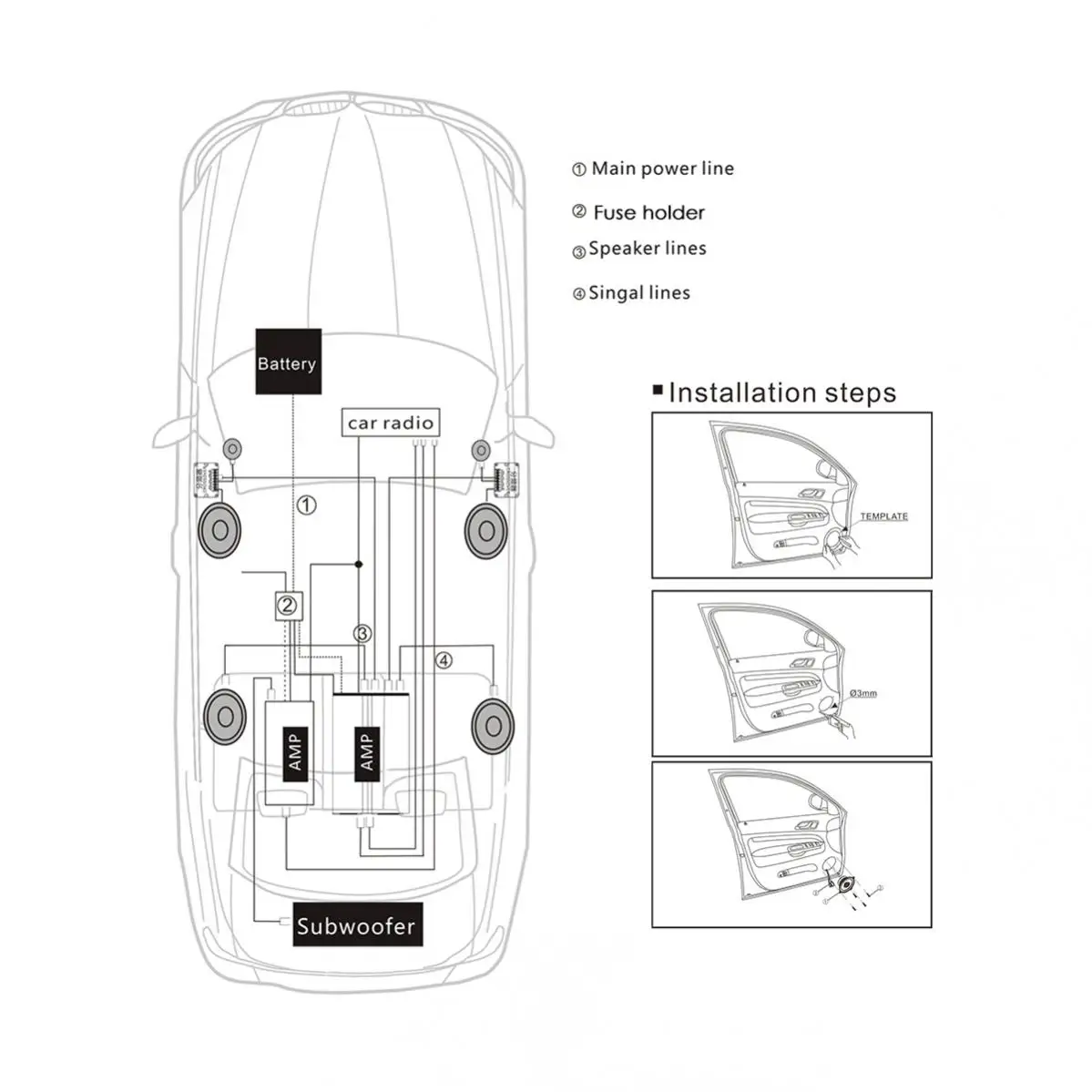 1 Paar 140w t280 universelle hoch effiziente Mini-Dome-Hochtöner für Auto-Audiosysteme