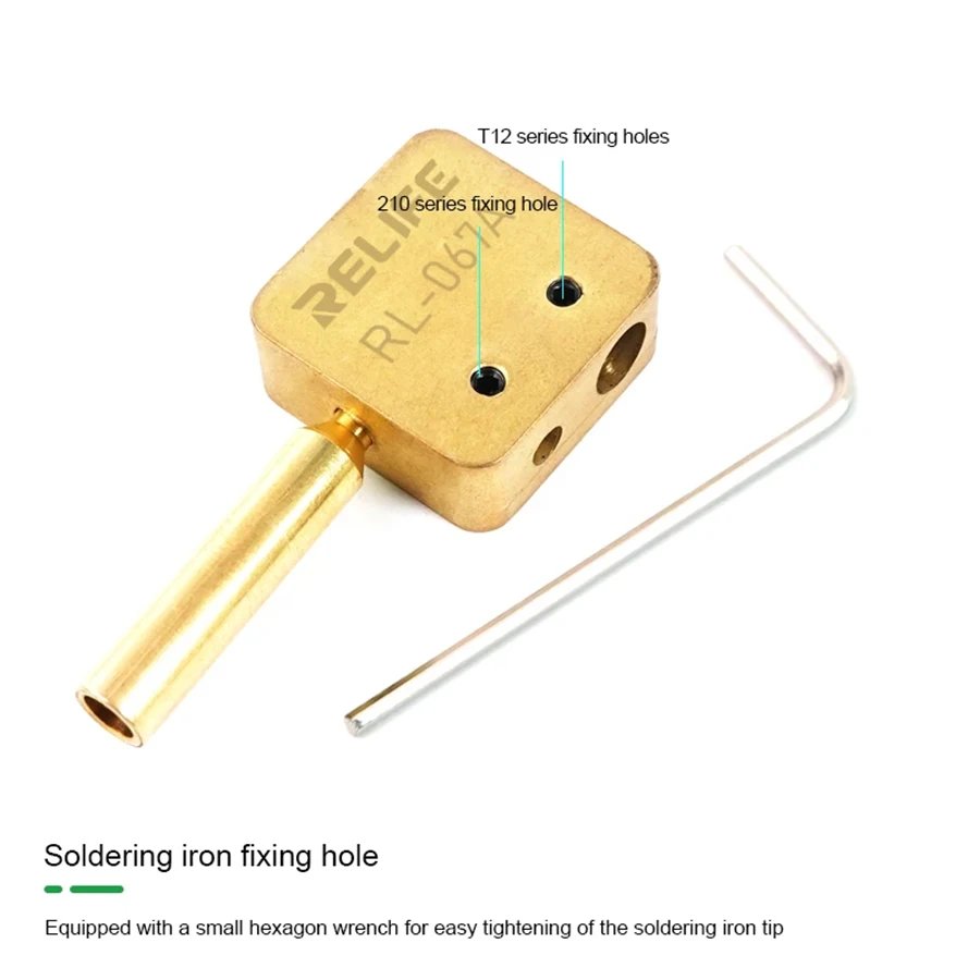 Relife RL-067A multifuncional pequena mesa de engomar para 936/210/t12 estação de solda telefone tela cabo chip ferramentas de solda