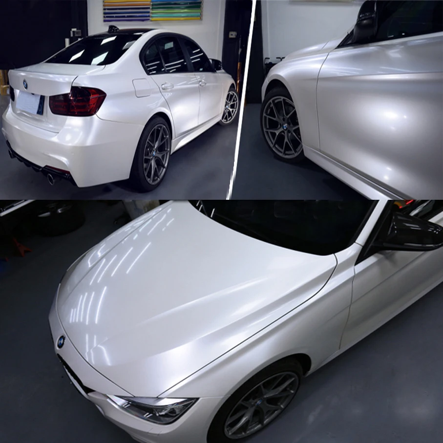 Various White Glossy matt Vinyl Wrap Film Gloss Car Wrapping Carbon Film Bubble Free Car Sticker Bike Phone Console Skin