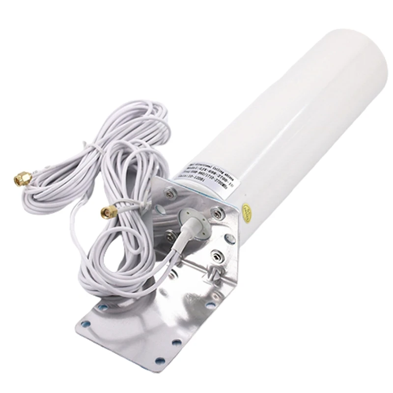 Antena WiFi 4G LTE SMA 12DBi Omni, Cable Dual macho 5M, 2,4 GHz, para enrutadores B315 E8372 E3372 ZTE, nueva