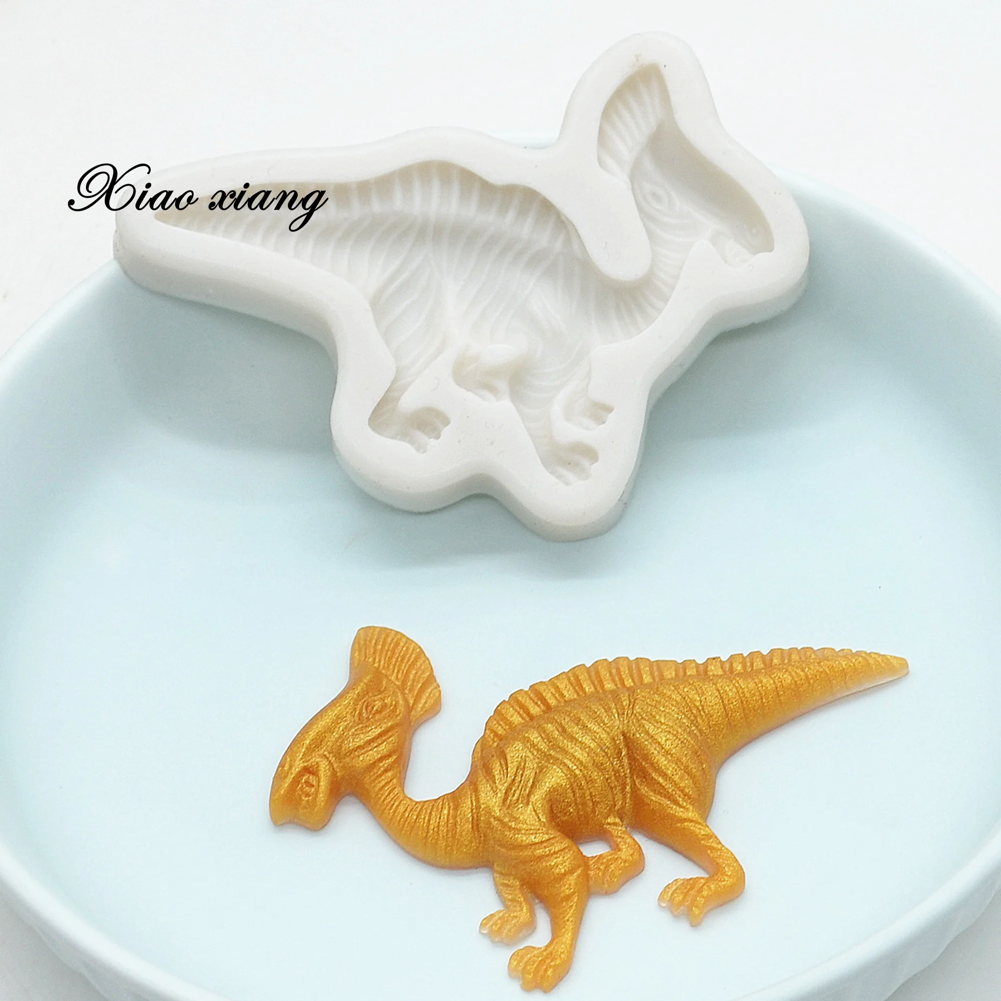 3D Dinosaur Shape Silicone Resin Mold Kitchen Baking Tools DIY Cake Pastry Fondant Moulds Chocolate Lace Decorating Tools