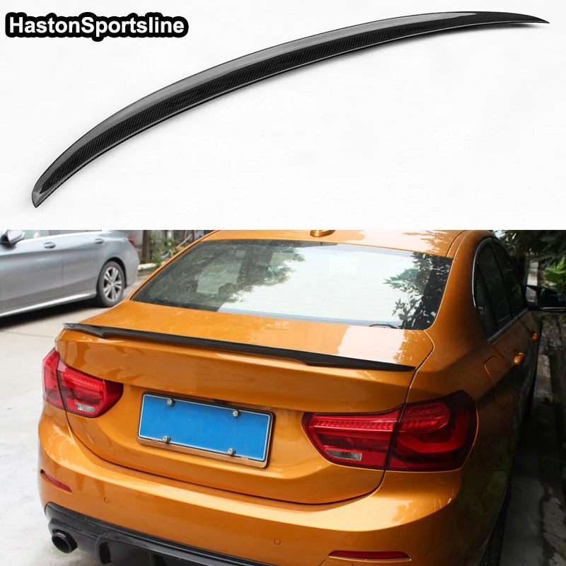 

F52 Modified M P Style Carbon Fiber Rear Trunk Luggage Compartment Spoiler Car Wing for BMW 118i Sedan 2017 2018