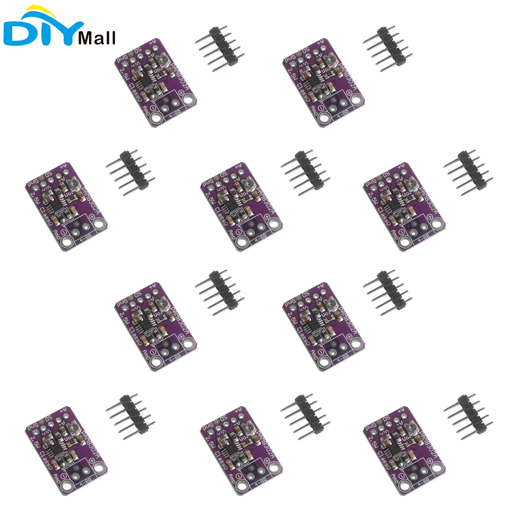 10pcs CJMCU-832 PAM8302 2.5W Single Channel Class D Audio Power Amplifier Module Development Board PAM8302A