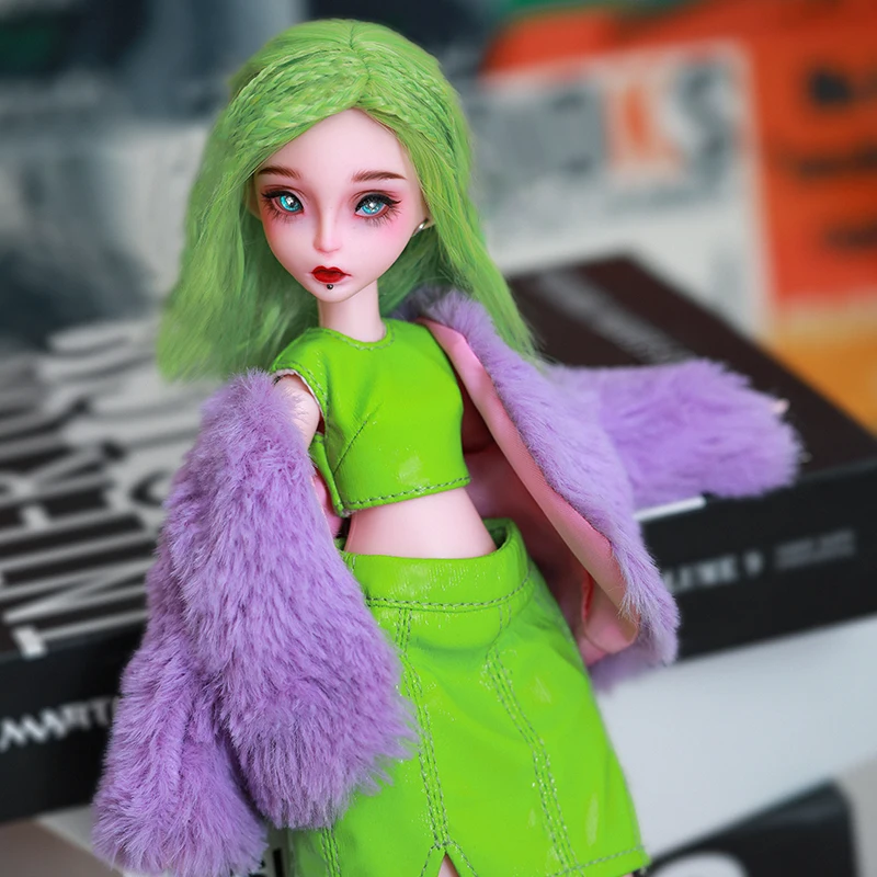 Nowy projekt Yomi BJD Doll 1/6 fajne dziewczyny żywiczne zabawki jasne kolorowe komplet prezent modne lalki