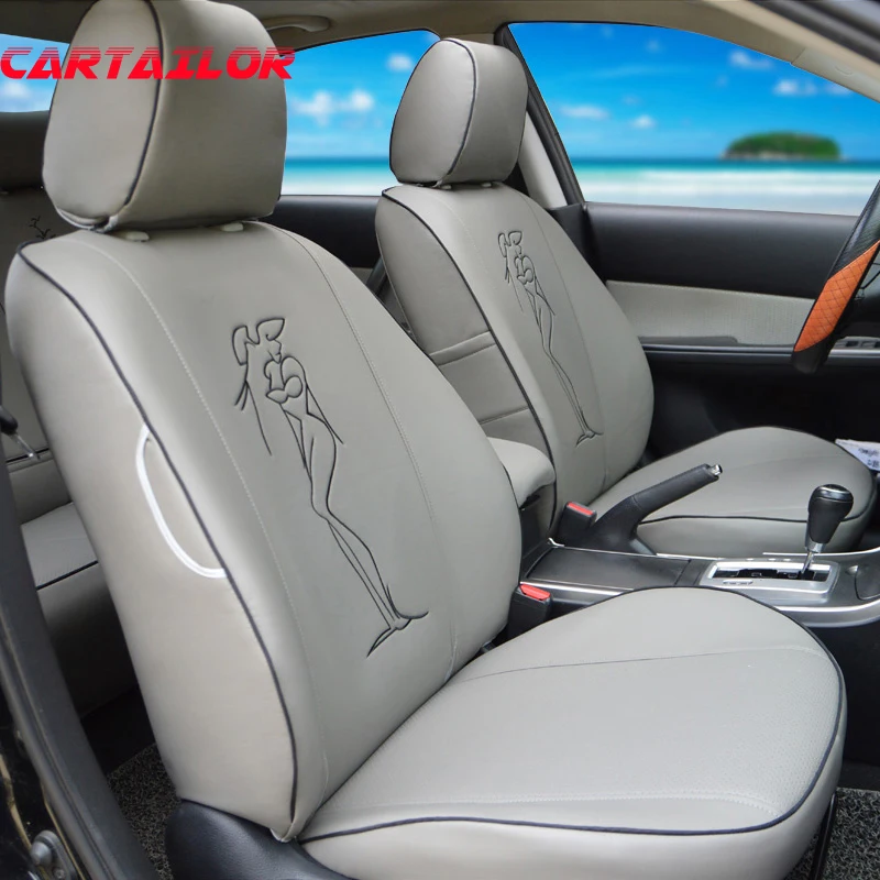 CARTAILOR Custom Seat Covers for Infiniti JX35 Car Seat Cover PU Leather Auto Accessories Front & Rear Cover Seats Protection