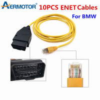 10PCS ENET cable For BMW F-series OBD2 Diagnostic Cable ENET ICOM Enet Data adapter ENET BMW Coding Hidden Data Tool