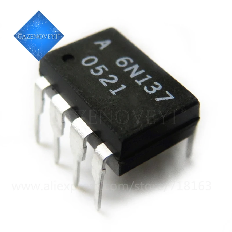

10 шт./лот 6N137 DIP8 6N137 DIP-8 новый и оригинальный IC в наличии